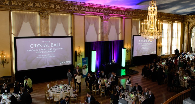 audio visual company near syracuse ny crystal ball and sales and marketing excellence awards ceremony