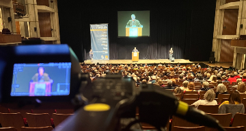 av equipment rentals and staging near syracuse ny camera filming presentation